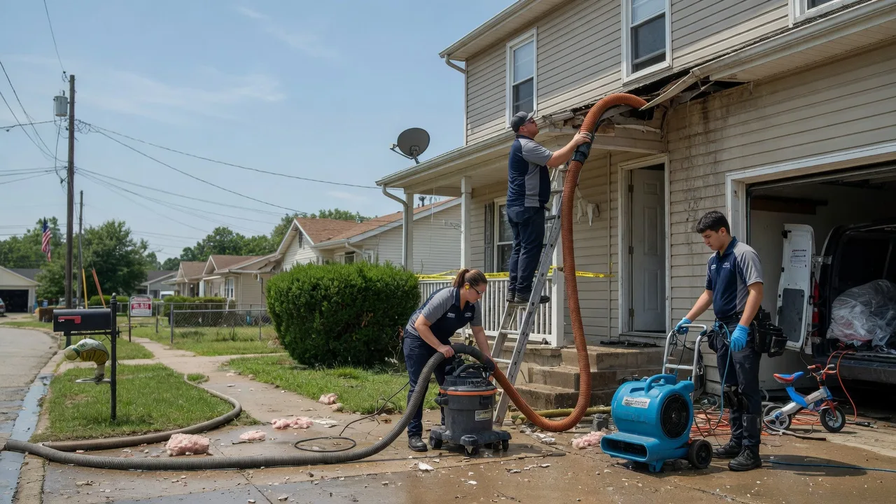 Water Damage Restoration in Maunie, IL near me